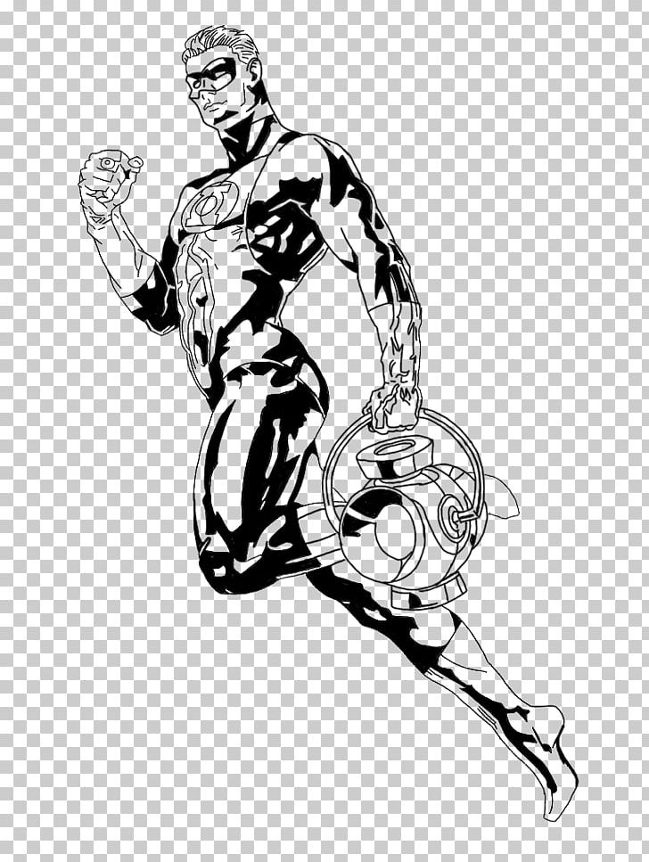 Hal Jordan Green Lantern John Stewart Black And White Sketch PNG, Clipart, Arm, Art, Ball, Costume Design, Dc Comics Free PNG Download