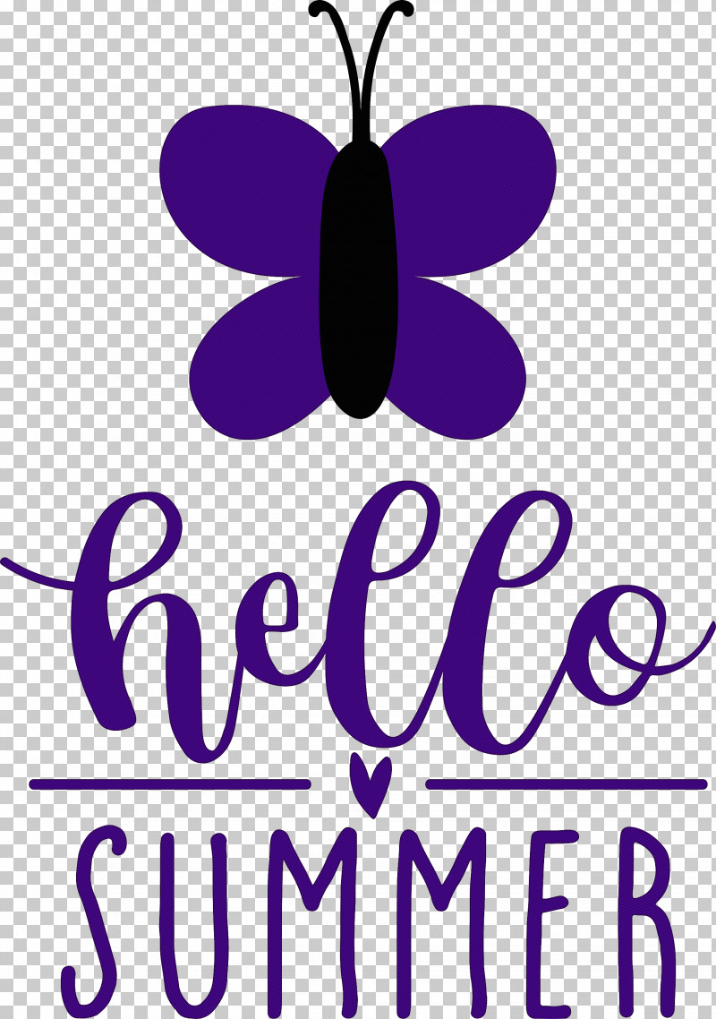Hello Summer PNG, Clipart, Butterflies, Flower, Hello Summer, Lepidoptera, Line Free PNG Download