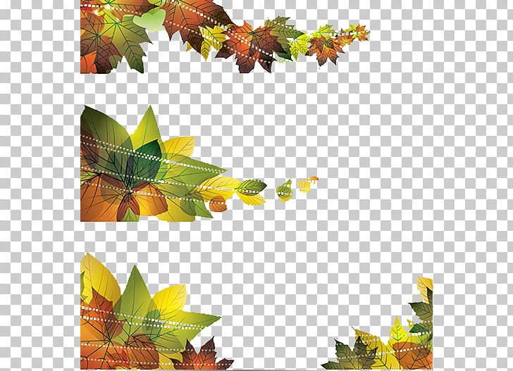 Banner Leaf Autumn Illustration PNG, Clipart, Autumn, Autumn Leaf Color, Autumn Maple Leaves, Computer Wallpaper, Discount Free PNG Download