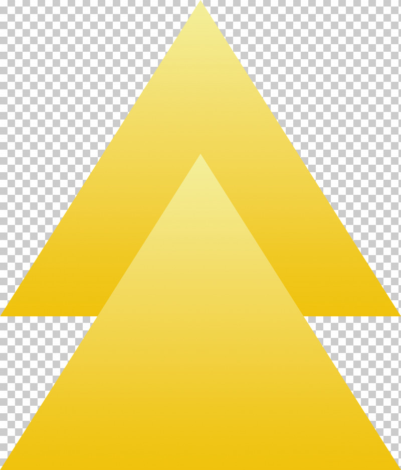 Up Arrow Arrow PNG, Clipart, Arrow, Cone, Triangle, Up Arrow, Yellow Free PNG Download