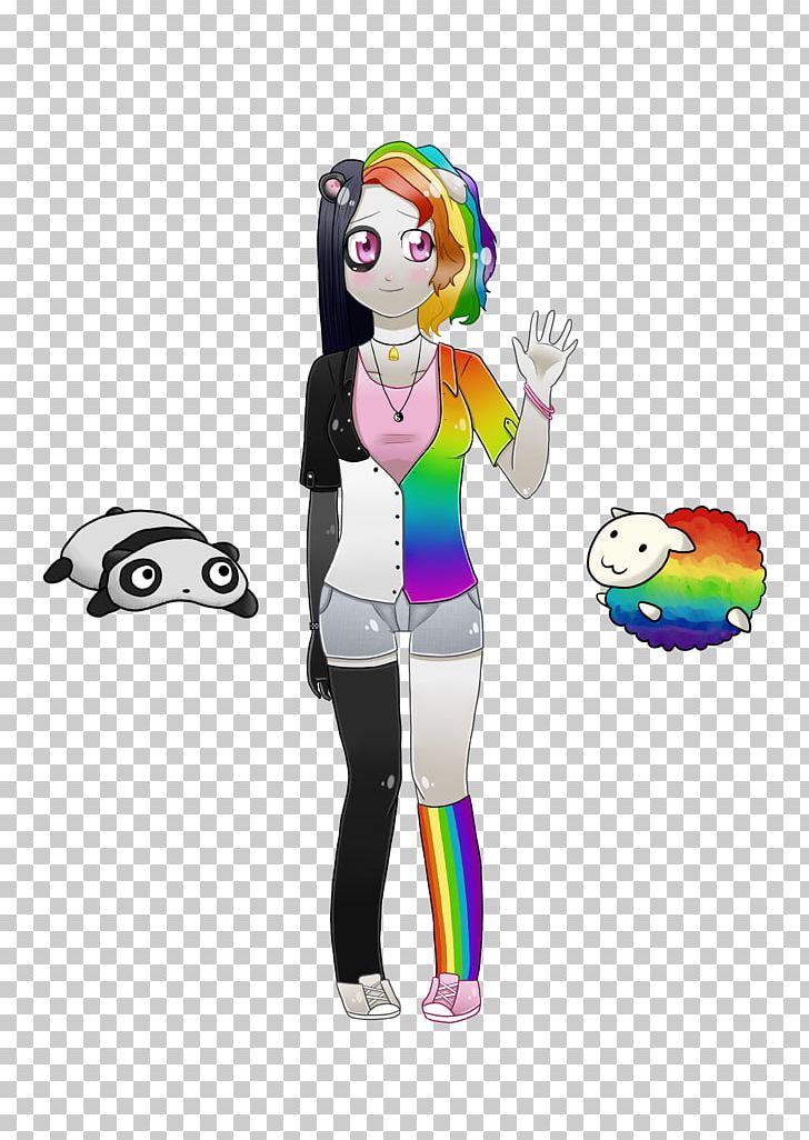 Drawing Rainbow Sheep PNG, Clipart, Art, Cartoon, Clothing, Costume, Drawing Free PNG Download