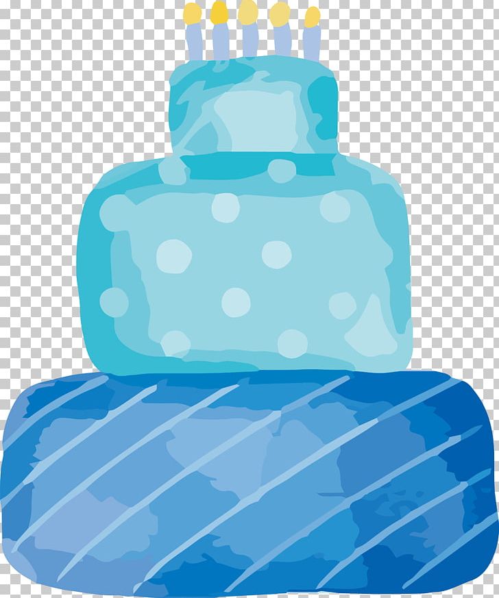 Blue cake illustration vector on white background 13613272 Vector Art at  Vecteezy