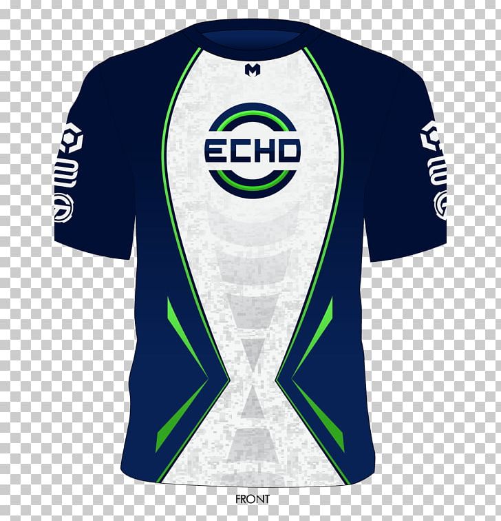 Sports Fan Jersey Echo Gaming T-shirt Logo Uniform PNG, Clipart, Active Shirt, American Football, American Football Protective Gear, Blue, Brand Free PNG Download