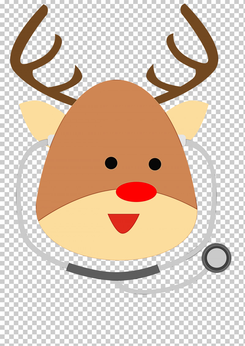 Reindeer PNG, Clipart, Cartoon, Deer, Fawn, Head, Nose Free PNG Download