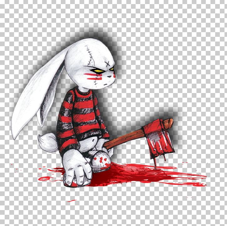 creepy easter bunny cartoon