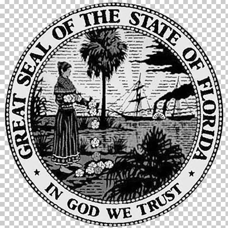 Seal Of Florida Flag Of Florida Seal Of Washington PNG, Clipart, Animals, Black And White, Circle, Flag Of Florida, Florida Free PNG Download