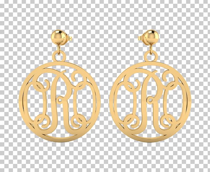 Earring Monogram Jewellery Charms & Pendants Necklace PNG, Clipart, Body Jewellery, Body Jewelry, Bracelet, Brass, Charms Pendants Free PNG Download
