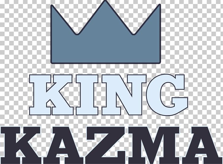 Logo KING KAZMA YouTube Organization Film PNG, Clipart, Angle, Area, Blue, Brand, Deviantart Free PNG Download