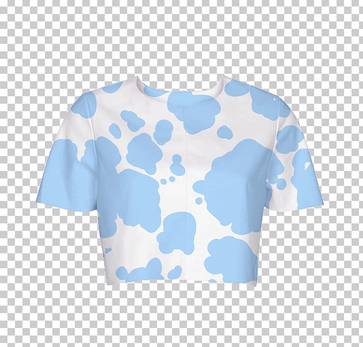T-shirt Crop Top Sleeve Harajuku PNG, Clipart, Active Shirt, Aqua, Azure, Blue, Clothing Free PNG Download