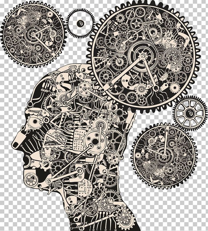 Clock Machine Gear Mechanism Circadian Rhythm PNG, Clipart, Black And White, Brain, Brain Structure, Design, Happy Birthday Vector Images Free PNG Download