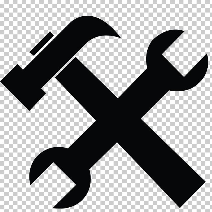 Hand Tool Spanners Hammer Computer Icons PNG, Clipart, Adjustable Spanner, Angle, Black And White, Computer Icons, Hammer Free PNG Download