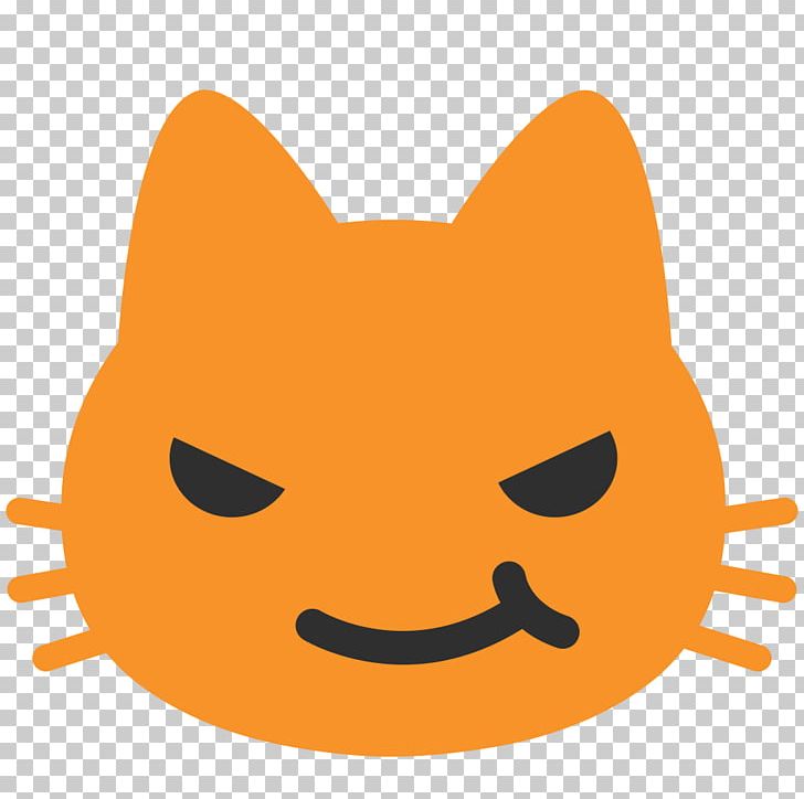 Cute Cat Emoji Kitten Android PNG, Clipart, Android, Animals, Cartoon, Cat, Cat Like Mammal Free PNG Download