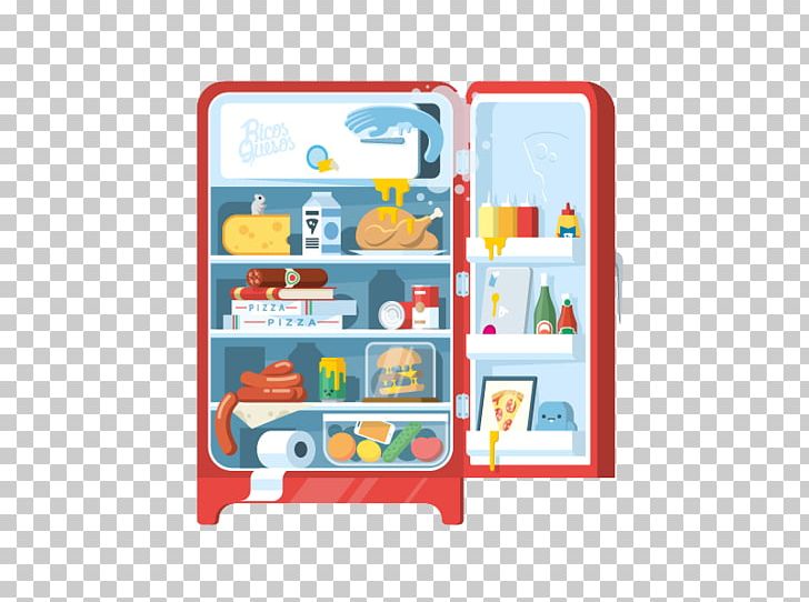 Refrigerator Illustration PNG, Clipart, Cartoon, Double Door Refrigerator, Dribbble, Electronic, Graphic Design Free PNG Download