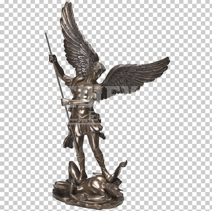 St. Michael Vanquishing Satan Lucifer Bronze Sculpture Statue PNG, Clipart, Angel, Archangel, Bronze, Bronze Sculpture, Classical Sculpture Free PNG Download