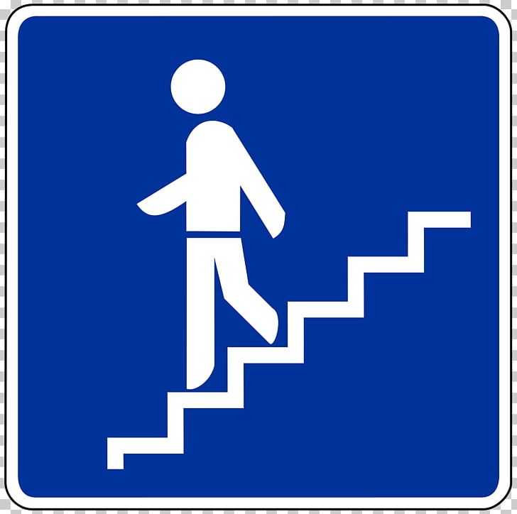 Traffic Sign Stairs PNG, Clipart, Area, Blue, Building, Human Behavior, Line Free PNG Download