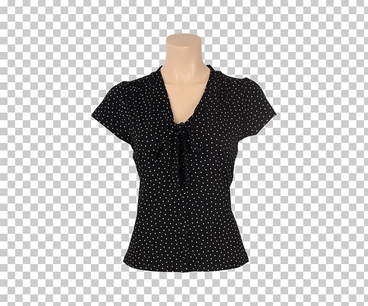 Sleeve Polka Dot Shoulder Blouse Outerwear PNG, Clipart, Black, Black M, Blouse, Clothing, Neck Free PNG Download