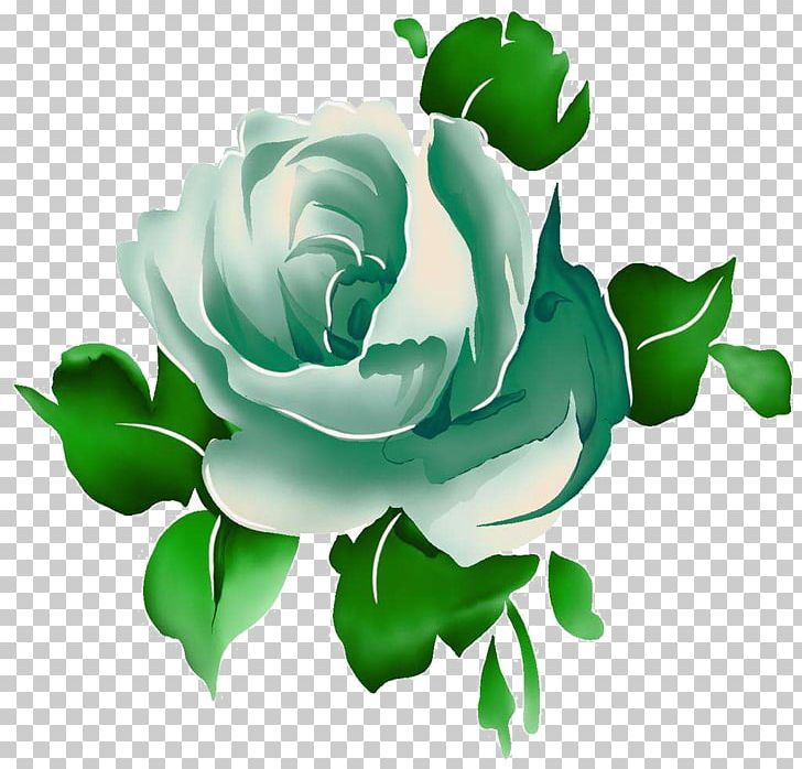 Beach Rose Green Blue Illustration PNG, Clipart, Blue Rose, Color, Computer Wallpaper, Cut Flowers, Download Free PNG Download