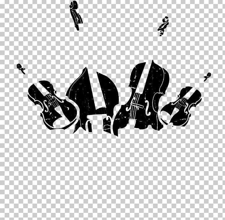 T-shirt Logo Orchestra PNG, Clipart, Band, Black, Black And White, Brand, Choir Free PNG Download