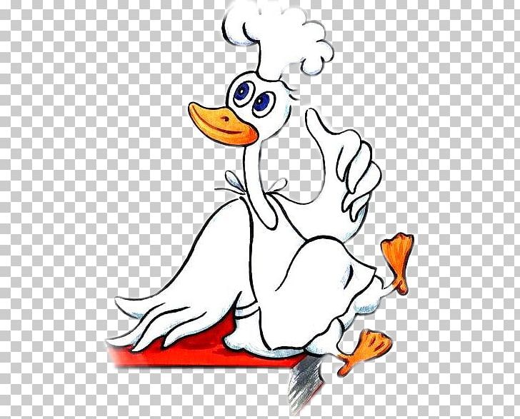 Duck Grey Geese Cook Chef Goose PNG, Clipart, Animal Figure, Animals, Art, Artwork, Beak Free PNG Download