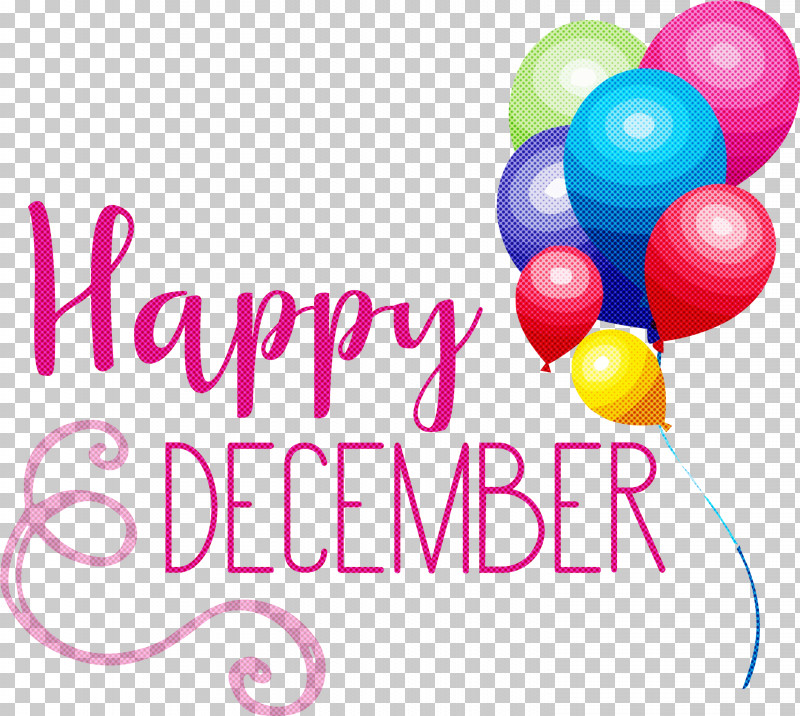 Happy December Winter PNG, Clipart, Balloon, Geometry, Happiness, Happy December, Line Free PNG Download