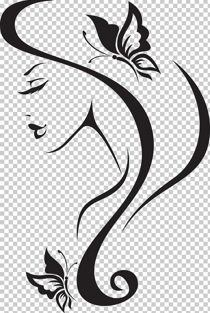 Beauty Parlour Wall Decal Barbershop Hairdresser PNG, Clipart, Face, Fashion, Fictional Character, Fictional Characters, Flower Free PNG Download