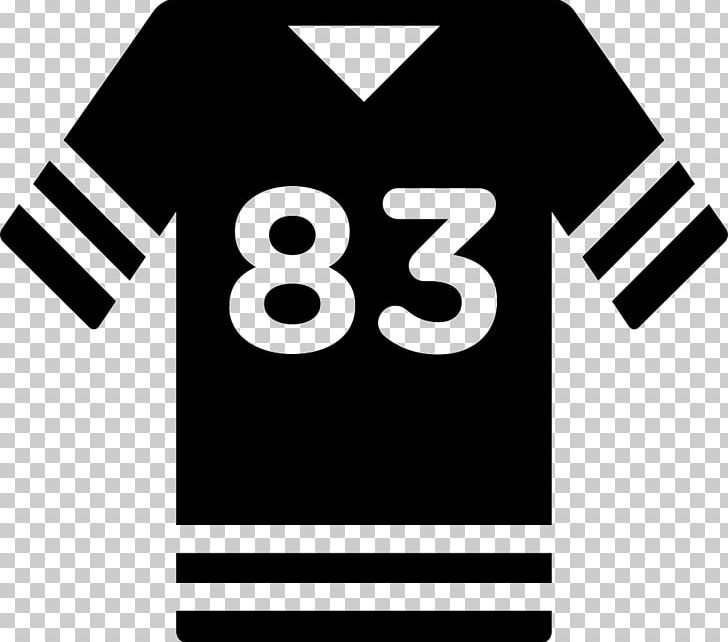 T-shirt Jersey Sleeve Computer Icons PNG, Clipart, American Football, Black, Black And White, Brand, Clothing Free PNG Download