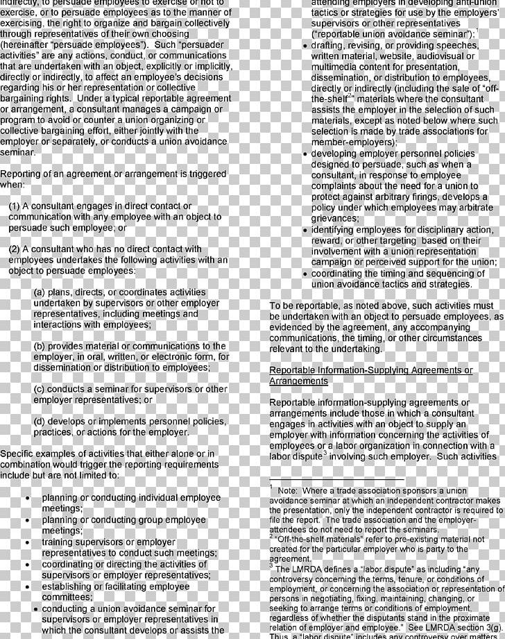 Document Memorandum Title 29 Of The Code Of Federal Regulations Organization Contract PNG, Clipart, Black And White, Contract, Document, Employer, Employment Free PNG Download