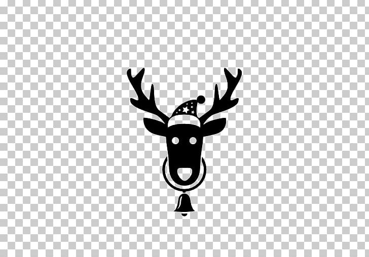 Reindeer Rudolph Santa Claus PNG, Clipart, Antler, Art, Black And White, Cartoon, Computer Icons Free PNG Download