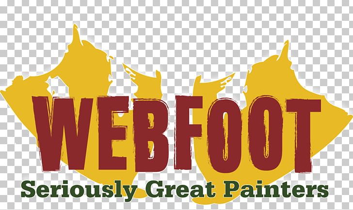 Webfoot Painting Co. Logo House Painter And Decorator PNG, Clipart, Aerosol Paint, Art, Bend, Brand, Building Free PNG Download