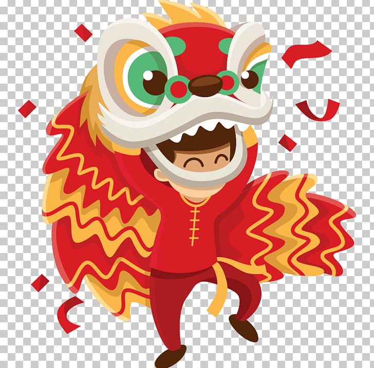 Lion Dance Performance Chinese New Year PNG, Clipart, Animals, Art, Background, Boy Cartoon, Cartoon Free PNG Download