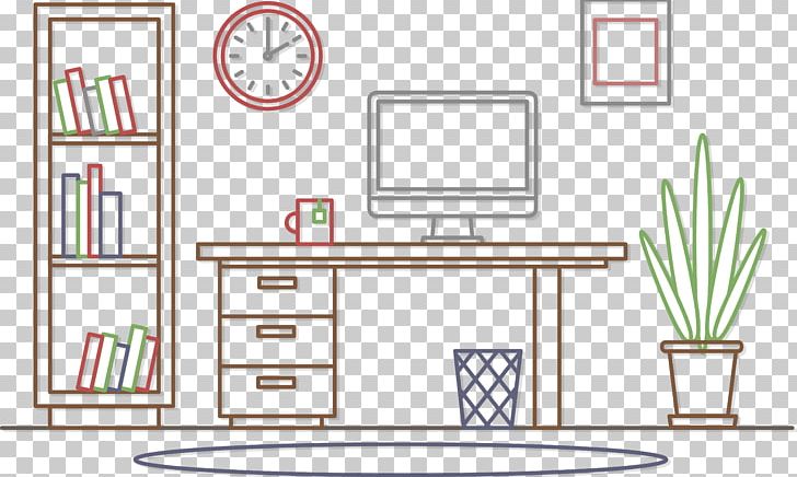 Euclidean Interior Design Services Office Png Clipart Adobe Illustrator Angle Cell Phone Desk Electronics Free Png