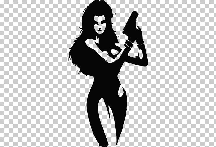 Woman Weapon Self-defense PNG, Clipart, Baril, Black, Black And White, Conc, Fictional Character Free PNG Download