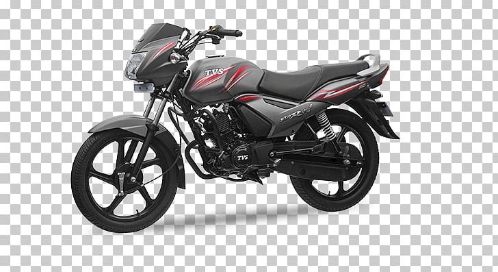 TVS Motor Company Motorcycle TVS Sport India Color PNG, Clipart, Alloy Wheel, Automotive Exhaust, Automotive Exterior, Automotive Wheel System, Black Free PNG Download