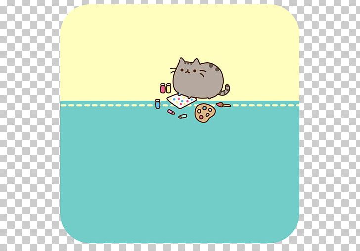 Cat Cartoon Turquoise PNG, Clipart, Animals, Cartoon, Cat, Line, Pusheen Free PNG Download