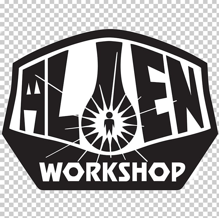 Alien Workshop Skateboarding Logo Decal PNG, Clipart, Area, Black, Black And White, Brand, Clothing Free PNG Download