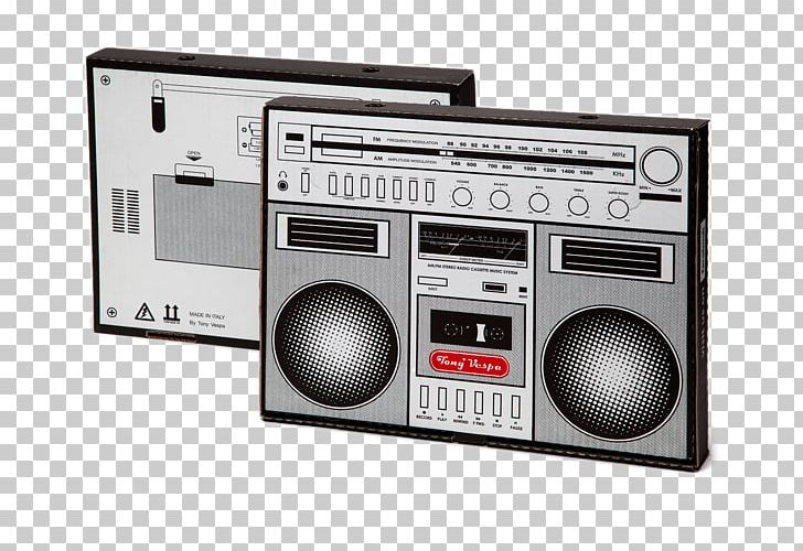 Boombox Packaging And Labeling Pizza Box Tony Vespa PNG, Clipart, Art, Boombox, Box, Compact Cassette, Electronic Instrument Free PNG Download