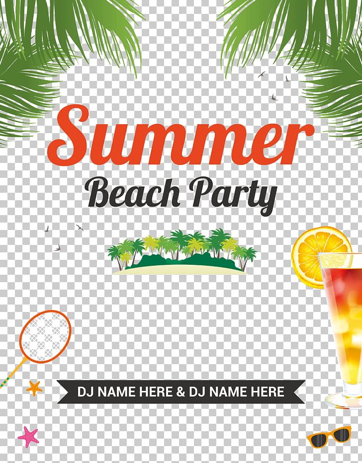 Party Beach Flyer PNG, Clipart, Advertising, Area, Beach, Beaches, Beach Party Free PNG Download