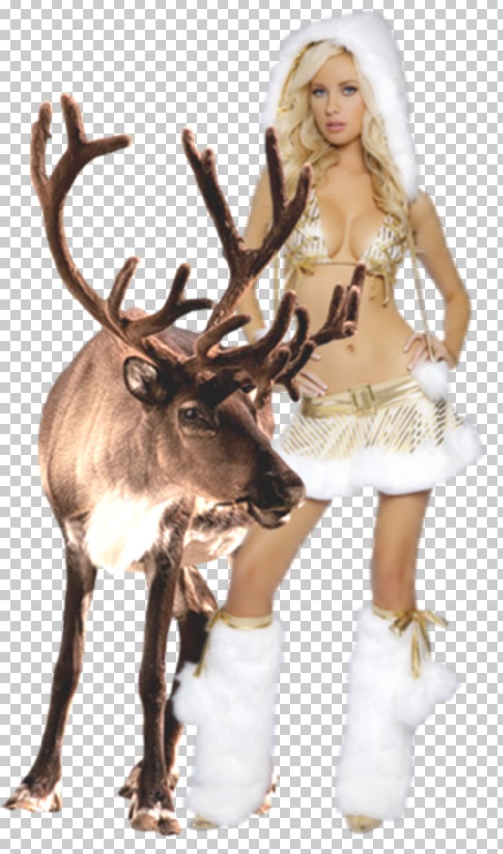 Josephine Wall Woman Fantasy Reindeer PNG, Clipart, Antler, Costume, Daughter, Deer, Drawing Free PNG Download