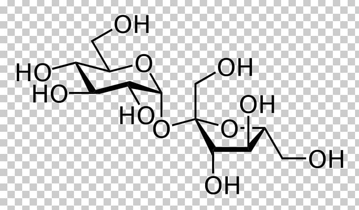 Lactose Sucrose Disaccharide Carbohydrate Monosaccharide PNG, Clipart, Angle, Area, Biochemistry, Black, Black And White Free PNG Download