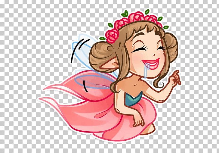 Sticker Telegram Fairy PNG, Clipart, Arm, Art, Artwork, Beauty, Cartoon Free PNG Download