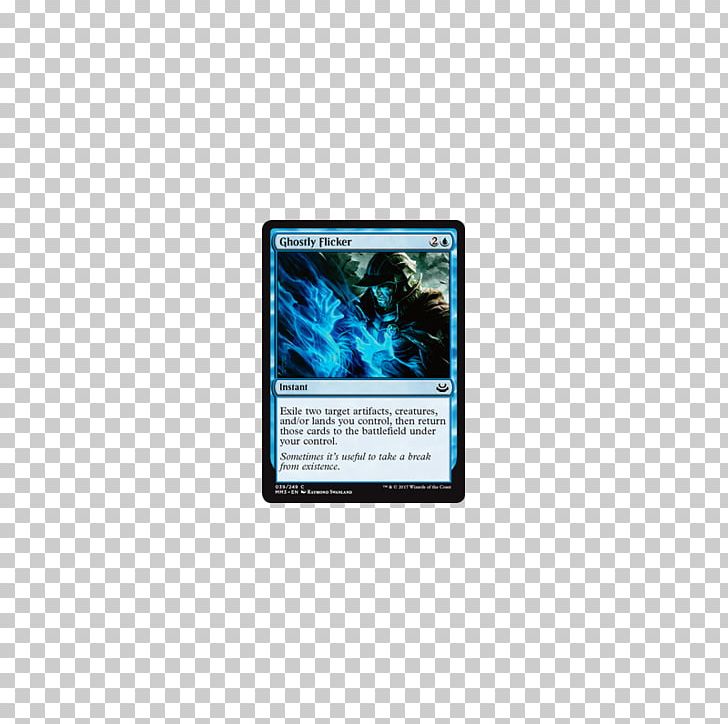 Magic: The Gathering Ghostly Flicker Display Device Modern Masters 2017 Edition Multimedia PNG, Clipart, Advertising Mail, Atmel Avr, Blue, Collectable Trading Cards, Computer Monitors Free PNG Download