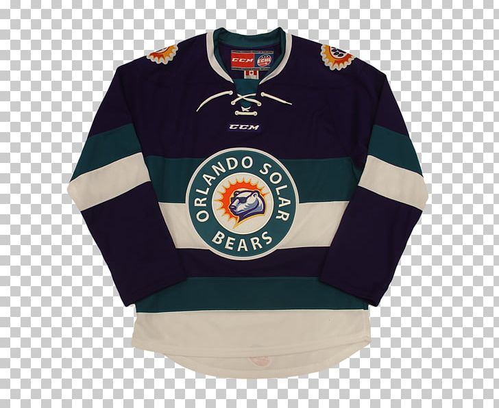 Jersey Orlando Solar Bears American Hockey League Pee Dee Pride ECHL PNG, Clipart, American Hockey League, Anaheim Ducks, Brand, Echl, Hockey Jersey Free PNG Download