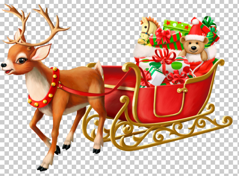 Santa Claus PNG, Clipart, Christmas, Christmas Eve, Christmas Ornament, Deer, Fawn Free PNG Download