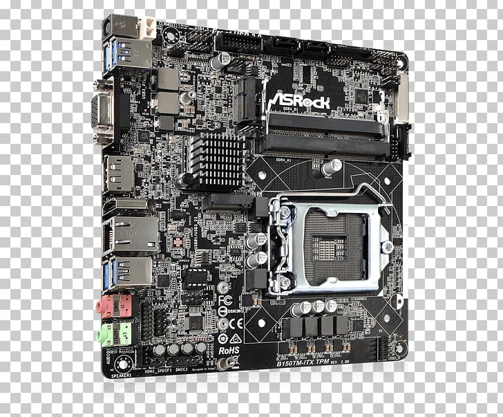 Graphics Cards & Video Adapters Intel Motherboard Asrock Asro H110MTM-ITX R2.0 H110 90-MXB4G0-A0UAYZ Mini-ITX PNG, Clipart, Computer Component, Computer Hardware, Cpu Socket, Ddr4 Sdram, Electronic Device Free PNG Download