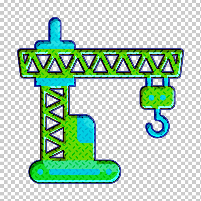 Labor Icon Crane Icon PNG, Clipart, Crane Icon, Green, Labor Icon, Line Free PNG Download