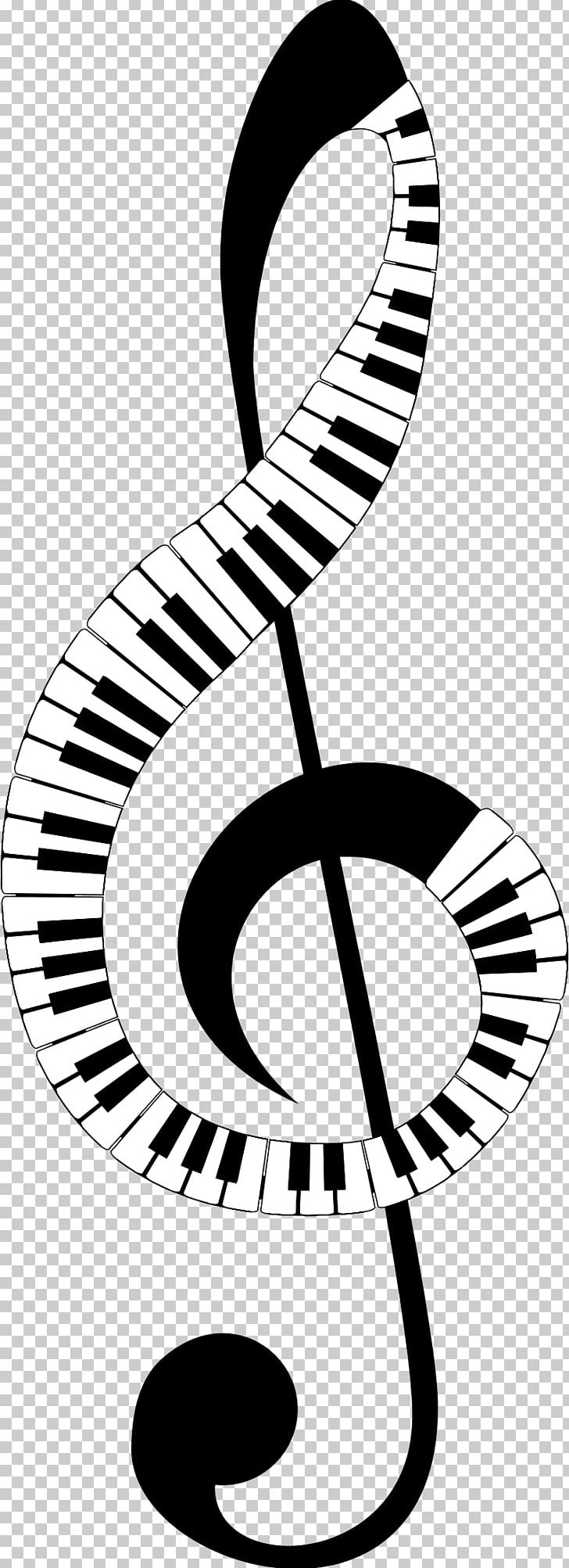 T-shirt Clef Musical Note Treble Musical Keyboard PNG, Clipart, Artwork, Black And White, Circle, Clef, Clothing Free PNG Download