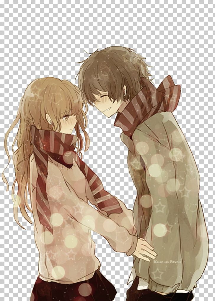 Anime Girl Anime Boy Hugging Stock Illustration 1194651562  Shutterstock
