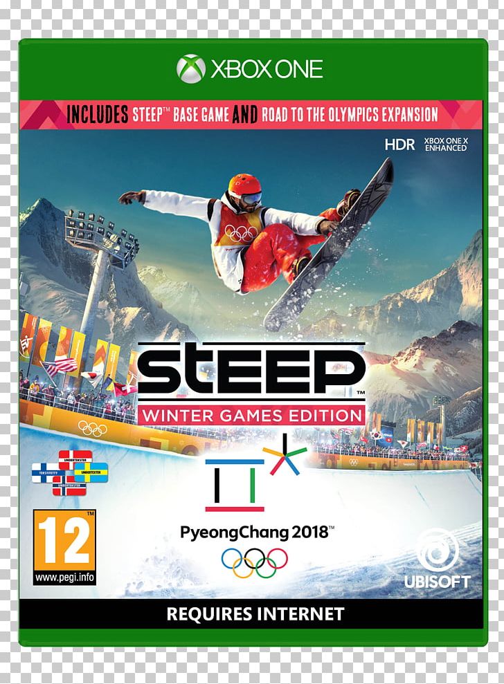 Steep: Road To The Olympics Olympic Games 2018 Winter Olympics Watch Dogs 2 Xbox One PNG, Clipart, 2018 Winter Olympics, Advertising, Brand, Display Advertising, Electronics Free PNG Download