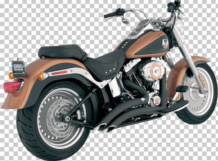 Exhaust System Softail Harley-Davidson Super Glide Vance & Hines PNG, Clipart, Automotive Exhaust, Automotive Exterior, Automotive Tire, Automotive Wheel System, Cars Free PNG Download