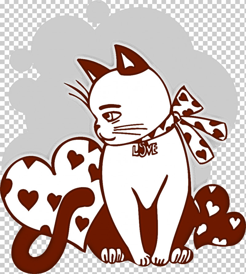 Cartoon Cat Tail Sticker PNG, Clipart, Cartoon, Cat, Sticker, Tail Free PNG Download